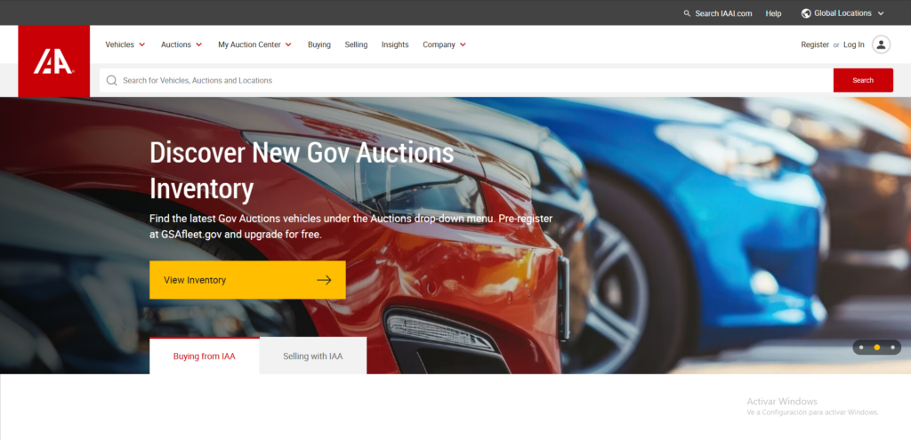 comprar autos en IAAI subasta de vehículos en Estados Unidos