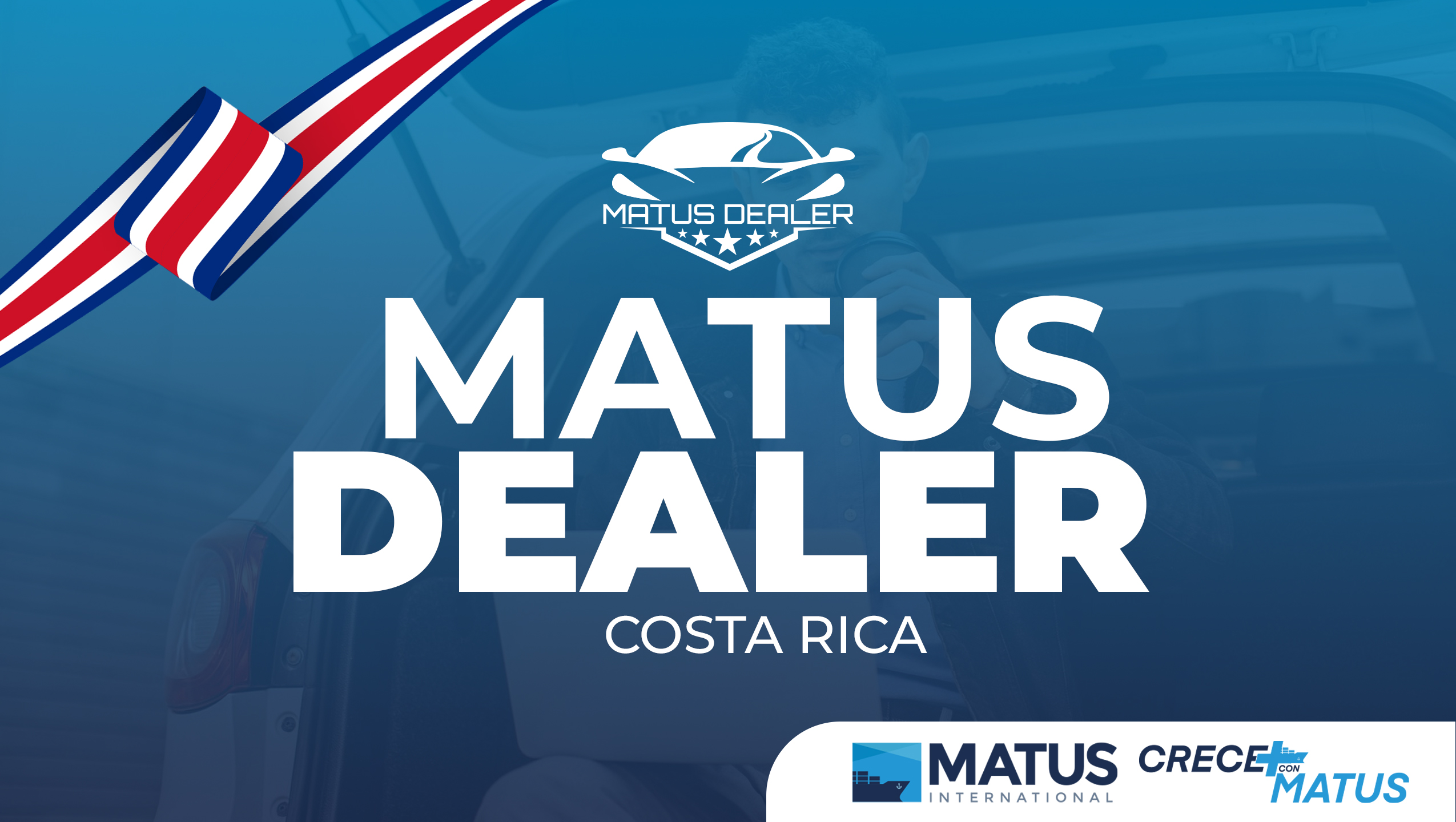 Flujo de importación de autos desde Estados Unidos hacia Costa Rica.