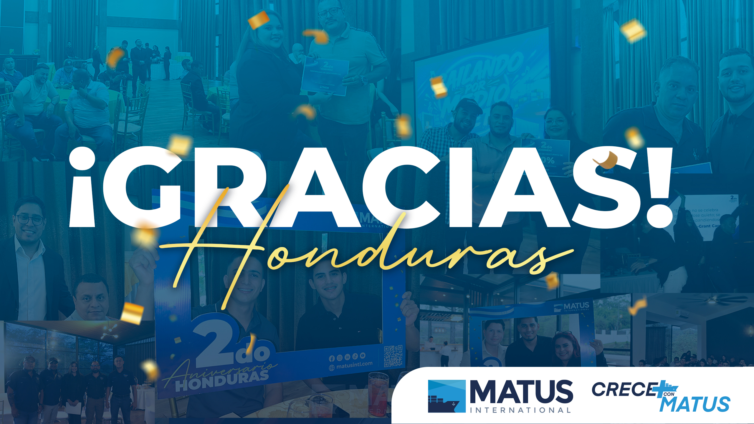 Evento de aniversario de Matus Honduras junto a clientes y aliados