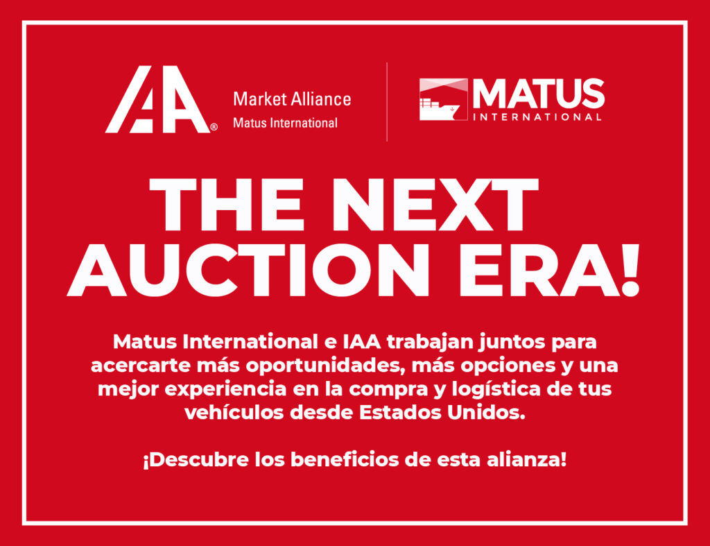 Nueva era de subastas con la Alianza de IAA y Matus International.