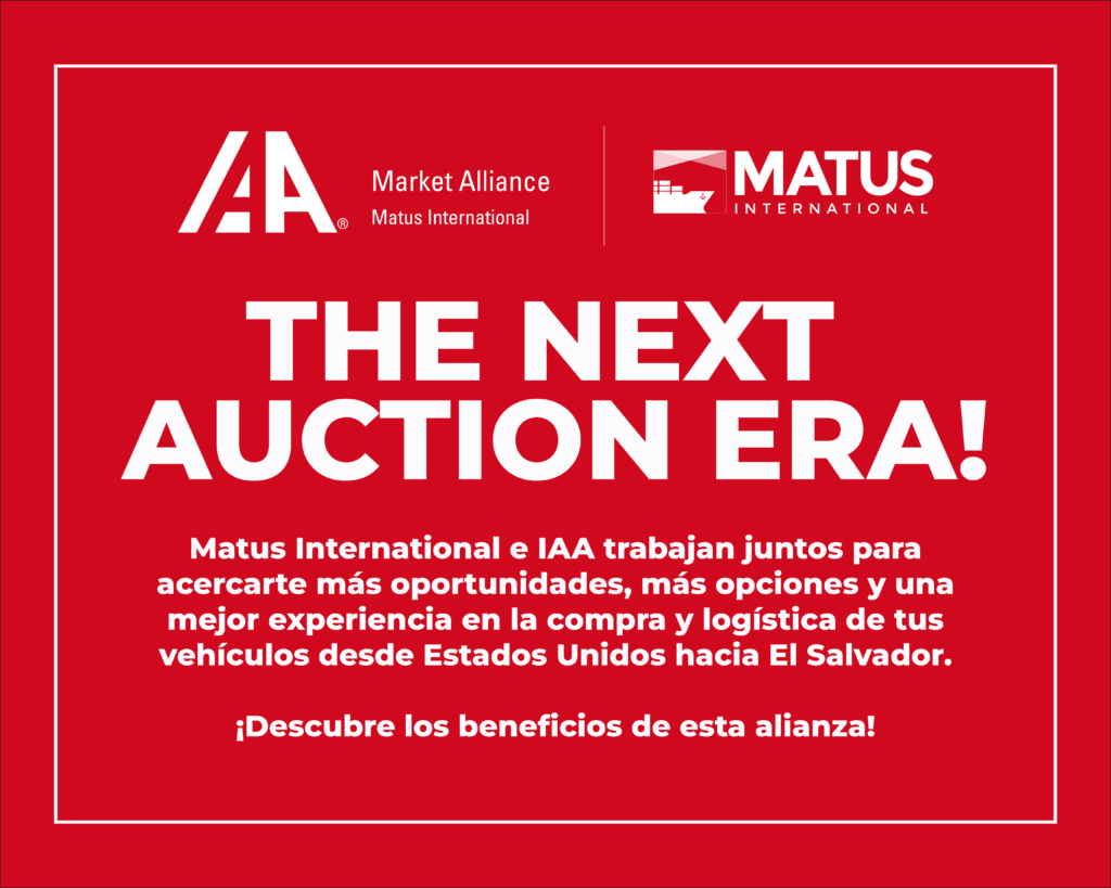 Nueva era de subastas con la Alianza de IAA y Matus International.